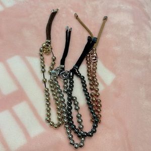 4 MK bracelets